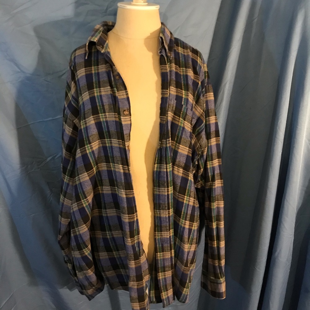Flannel Button Down Shirt